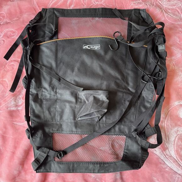 Kurgo Car Dog Barrier Mesh Seat‎ Cover Universal Pet Protector Vehicle Hammock - Picture 3 of 8